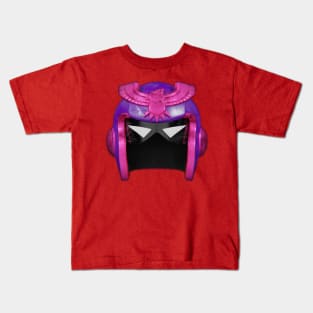 Falcon Helmet - Purple/Pink Kids T-Shirt